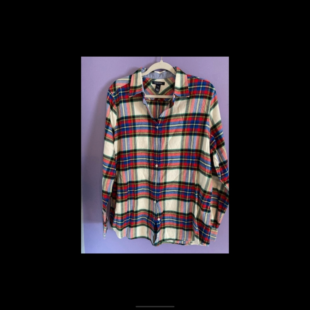 Land's End Long Sleeve Flannel